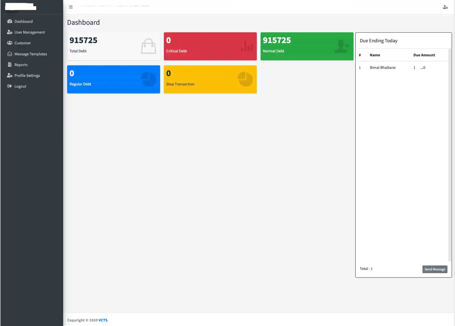 verisoft customer tracking system